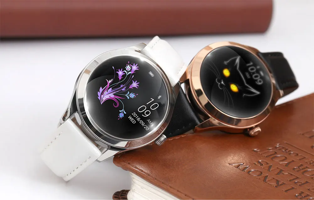 KW10 Смарт-часы для женщин IP68 водонепроницаемый монитор сердечного ритма Bluetooth для Android IOS фитнес-браслет умные часы женские умные часы
