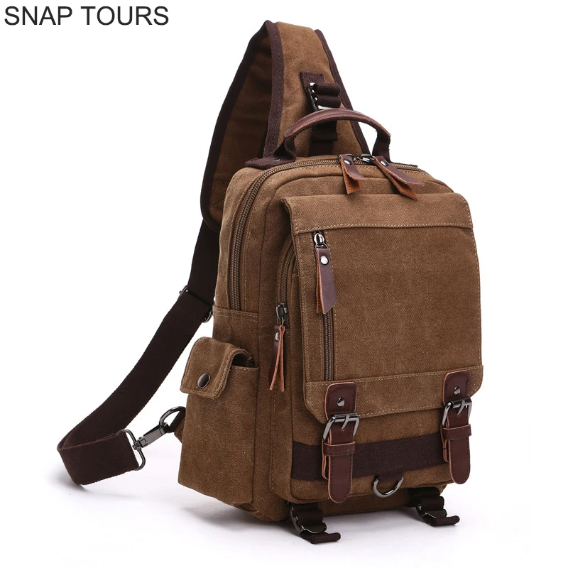 

SNAP TOURS Brand 12 Inch Laptop Shoulder Bag For Men Fashionable Male Big Fake Designer Bags Shopper Crossbow School Satchel