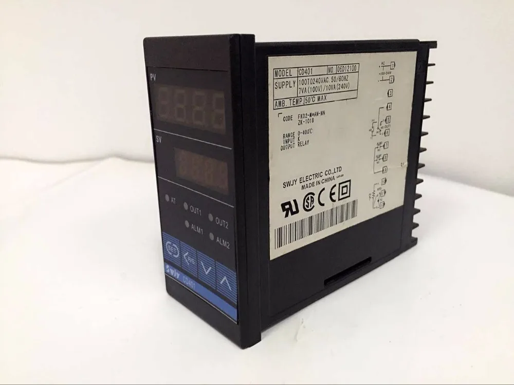 CD401(CH402) интеллектуальный цифровой регулятор температуры, 96*48 мм цифровой термостат
