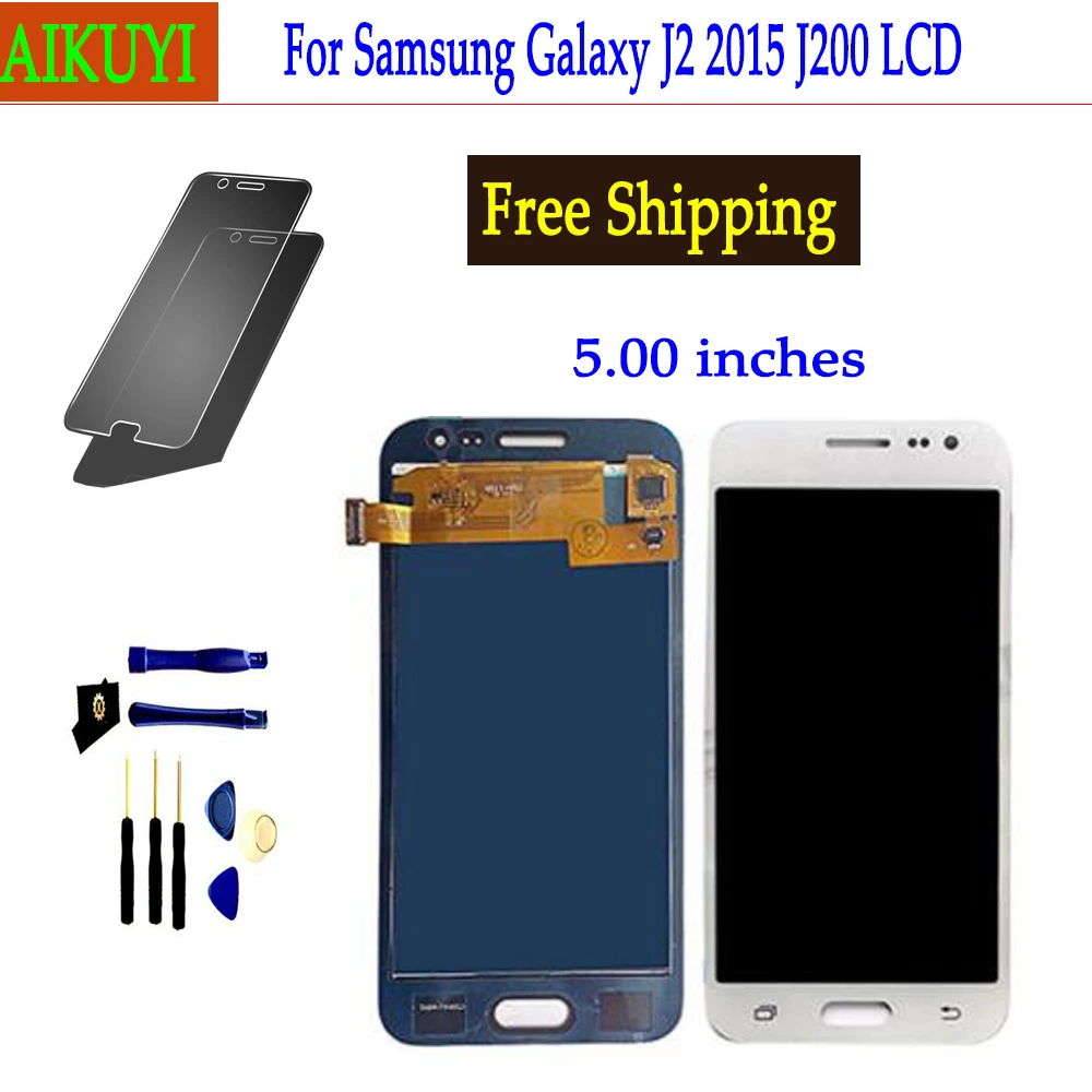 ЖК дисплей для Samsung Galaxy J2 2015 J200 J200F J200M J200H J200Y дигитайзер сенсорный экран ремонт в