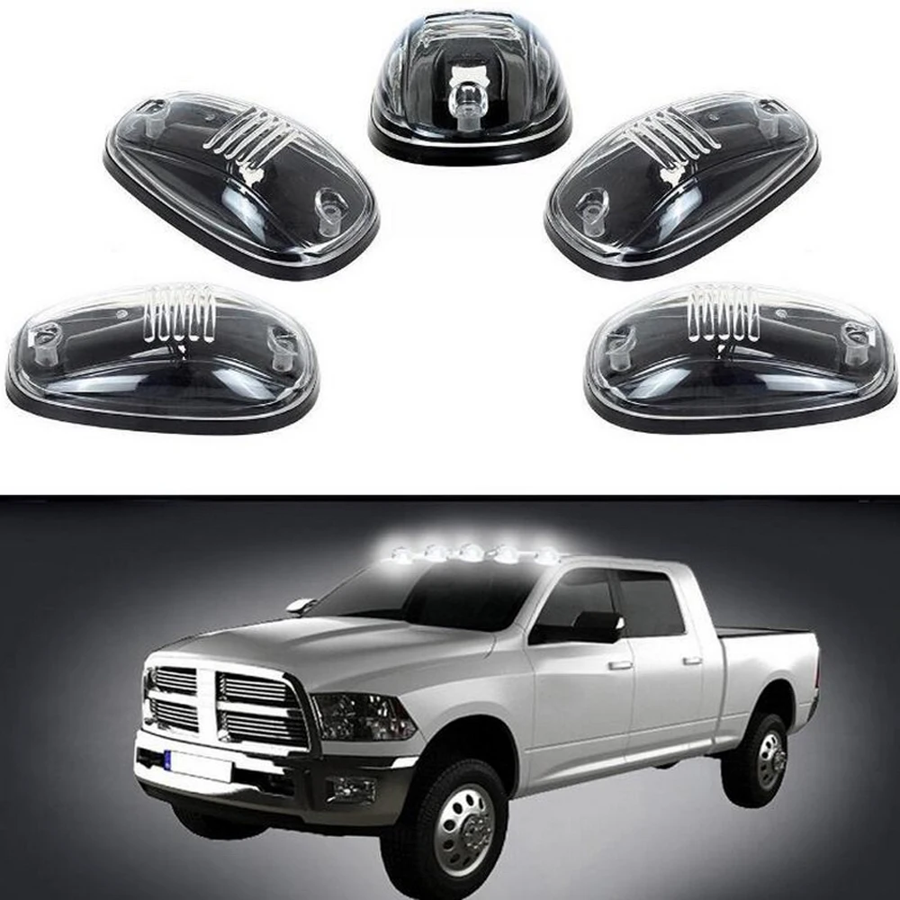 1set 5pcs Smoked LED car Roof light Pickup truck lamp SUV Cab Marker