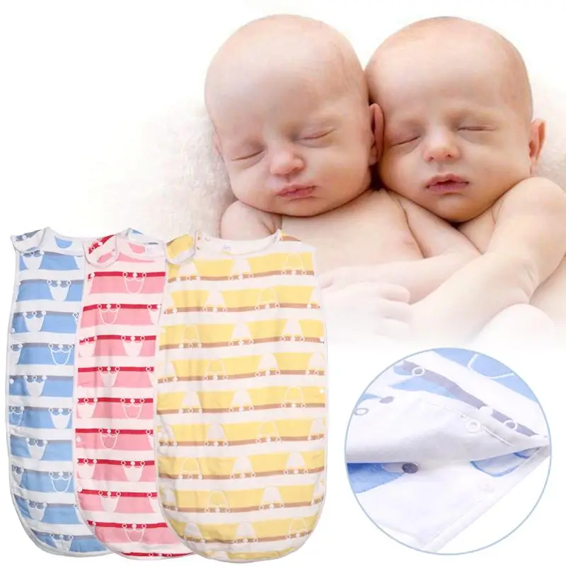 Конверт для новорожденных спальный конверт для малышей Постельные принадлежности мягкий спальный мешок мультфильм хлопковый шарф