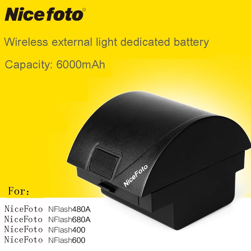 Nicefoto наружные фонарики TTL680C 680A classic 400 HS600 480A680A HS600TTL480C n6 nflash600 литиевая батарея |