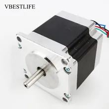 24V Nema 23 Stepper Motor Single Shaft 12.6Kgcm 1.8Degre 4Leads 56mm 4 Channel