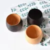 300ml en bois grand ventre fait à la main naturel épicéa bois tasses bière thé café lait eau tasse cuisine Bar Drinkware ► Photo 1/6