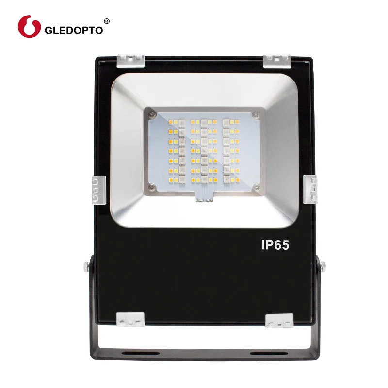 Светодиодный прожектор gledopto smart zigbee 10 Вт rgb + cct ww/cw уличное освещение работает с