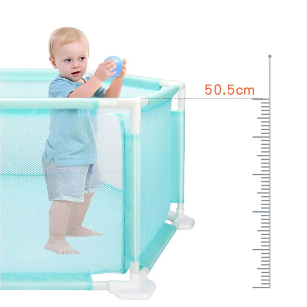 Детская гексагональной манеж Playard игрушки моющиеся океан пул Комплект для младенцев/малышей/новорожденных/младенческой безопасный ползунки