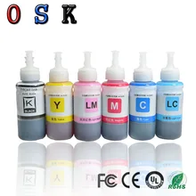 OSK 70ML Ink Refill Kit compatible EPSON L800 L801 L805 L810 L850 L1800 printer ink T6731 T6732 T6733 T6734 T6735 T6736