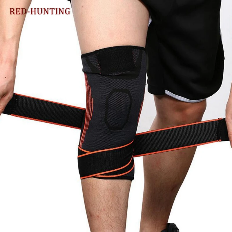 

New Knee Support Professional Protective Sports Knee Pad Breathable Bandage Knee Brace Basketball Tennis Cycling