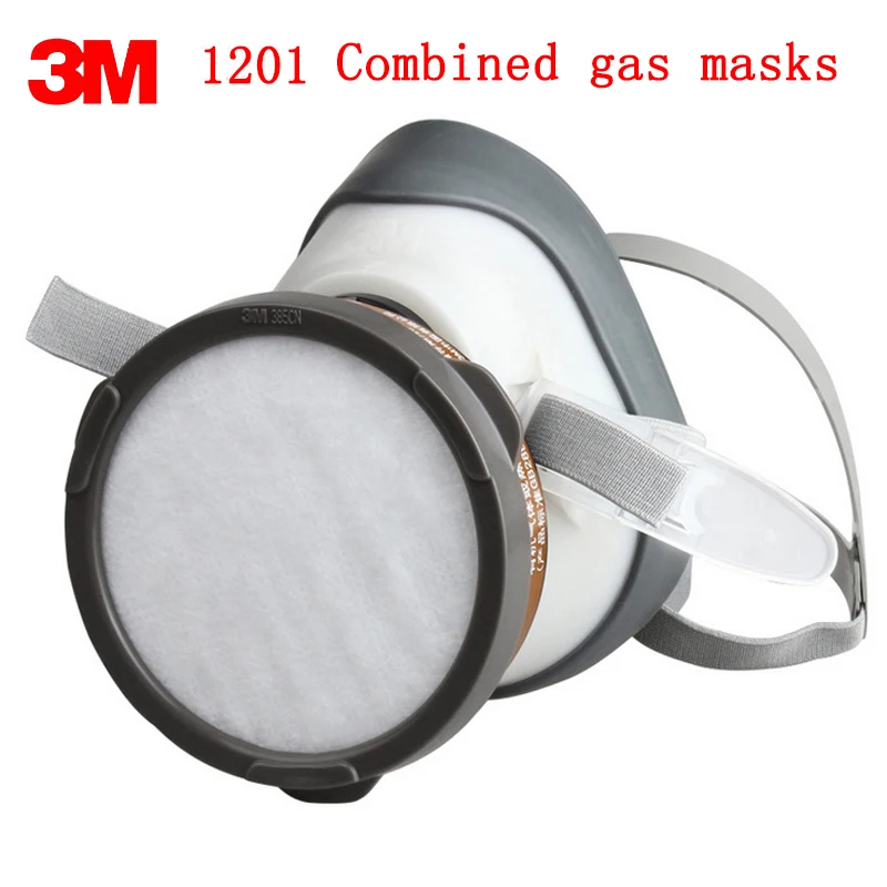 3M 1201 respirator gas mask Genuine high quality respirator face mask Pesticide Paint Organic