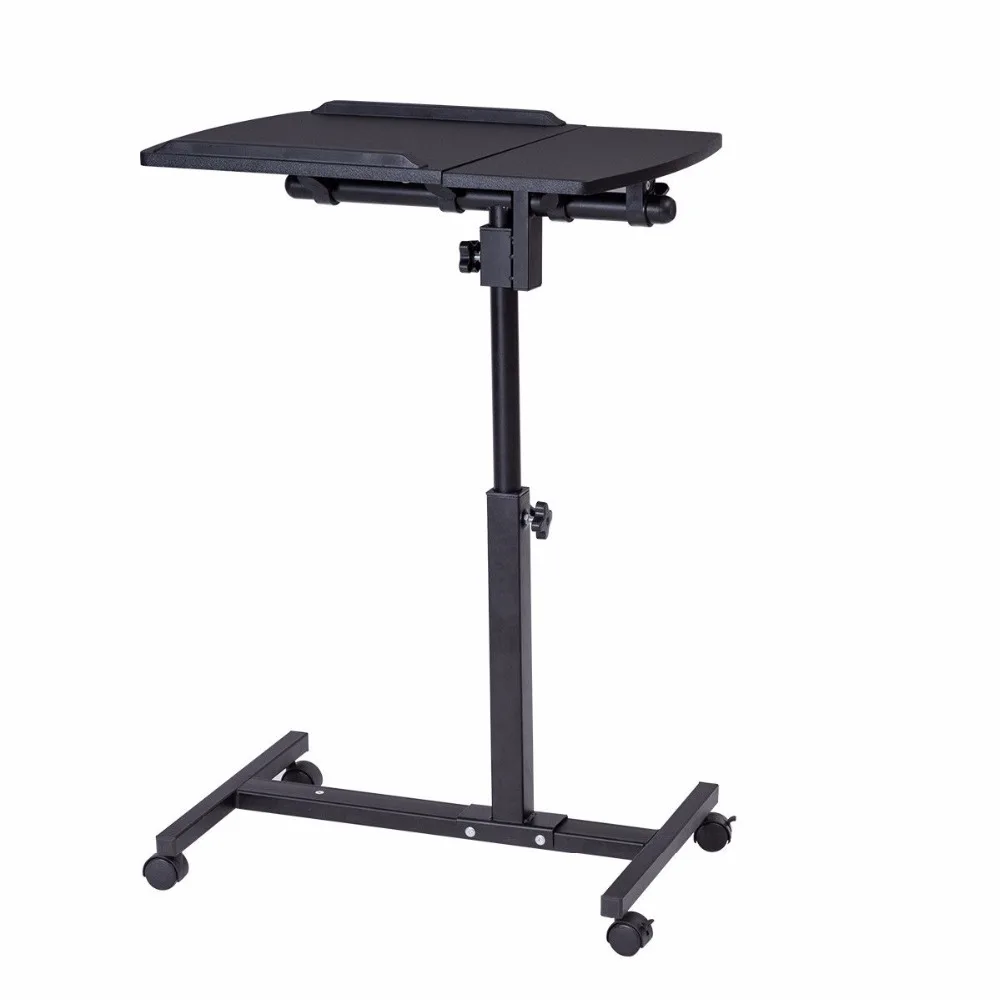 Goplus Angle and Height Adjustable Laptop Desk Rolling Notebook Sofa Bed Table Stand Modern Home Office Computer Desks HW56538 Goplus Angle and Height Adjustable Laptop Desk Rolling Notebook Sofa Bed Table Stand Modern Home Office Computer Desks HW56538