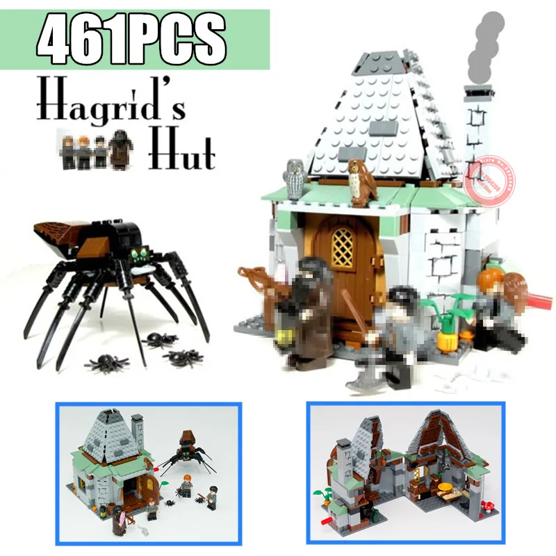 

Hogwarts Hagrid's Cottage house fit legoings harry Potter figures building blocks Bricks Educational Toys diy kids Birthday gift