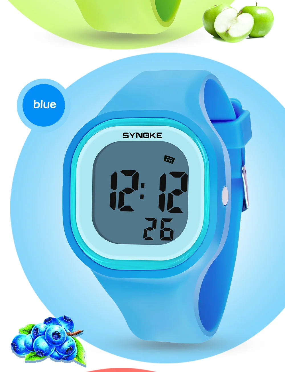 SYNOKE, мужские цифровые наручные часы, спортивный светодиодный Будильник, 50 м, водонепроницаемые, таймер, Женские электронные часы, Relogio Masculino