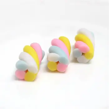 

30pcs Resin Marshmallow Slime Beads Mud Filler Inlay Sweets Toys For Foam Slime DIY Material slime supplies