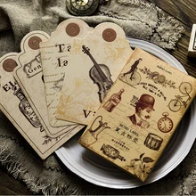 4 упаковки/лот винтажная открытка с этикетками золотой век открытка с гетероморфизмом открытка для подарка