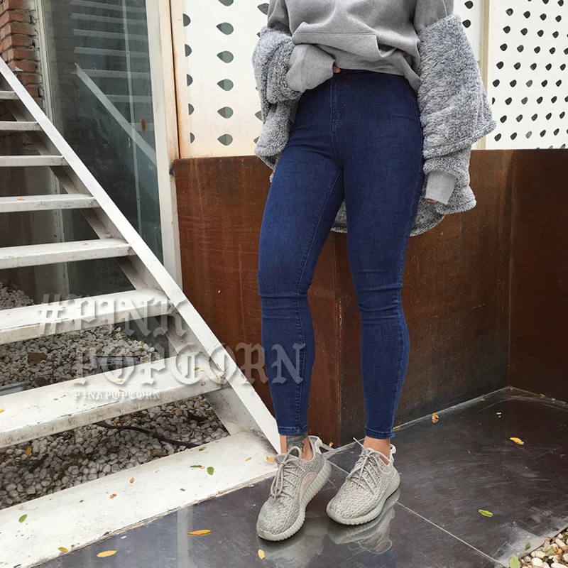 Jeans Womens High Waist Elastic Skinny Denim Long Pencil Pants Woman Jeans Camisa Feminina Lady Trousers Jeans Womens High Waist Elastic Skinny Denim Long Pencil Pants Woman Jeans Camisa Feminina Lady Trousers