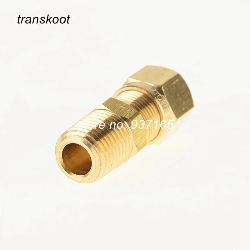 1468 SAE 100102BA 3/8 &quotOD 1/8&quot или 1/4 &quotили 3/8&quot 1/2 &quotNPT латунный фитинг для труб точечный