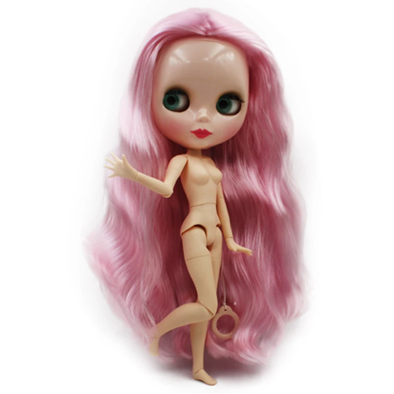 

Blyth BJD doll, Blyth Doll Nude Customized Shiny Face Dolls Can Changed Makeup and Dress DIY, 12 Inch Ball Jointed Dolls 05-1