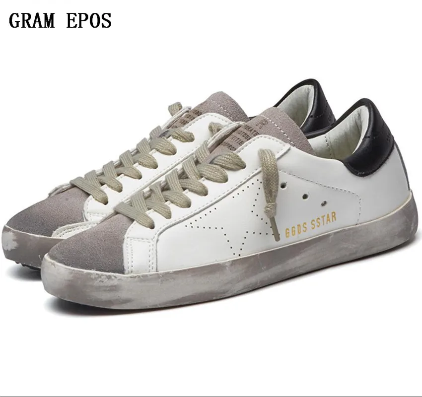 

GEAM EPOS Unisex spring summer trendy star flats Men do old dirty shoes male casual flats couple footwear tenis feminino