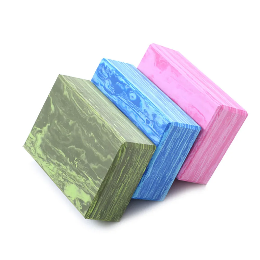 

EVA Yoga Block Set Pilates Brick Fitness Belt Set for Exercise Workout Fitness Training Block Brick Stretching Belt Yoga Bolster