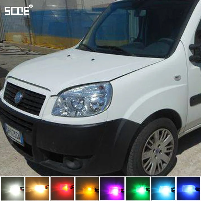 Передний светодиодный габаритный фонарь для Fiat Doblo 119 263 (III) Multipla SCOE 2X 12SMD |