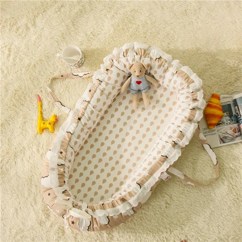 85*50 см, детская кроватка для новорожденных, детская спальная кровать, переносная люлька для путешествий, Детская Хлопковая колыбель, дышащая