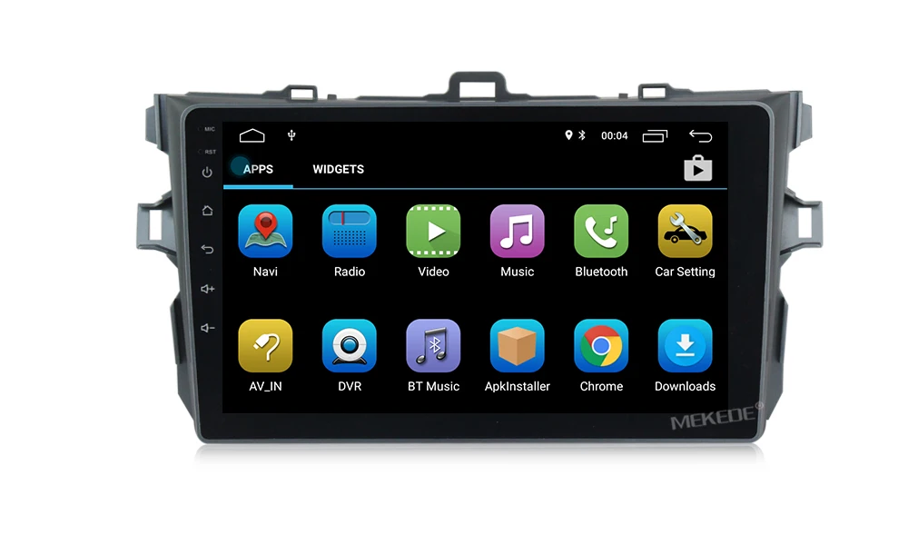 Perfect MEKEDE Car multimedia player Radio stereo Car Android 8.1 For toyota corolla 2007-2011 with Navigation Stereo  (No dvd) WIFI BT 9