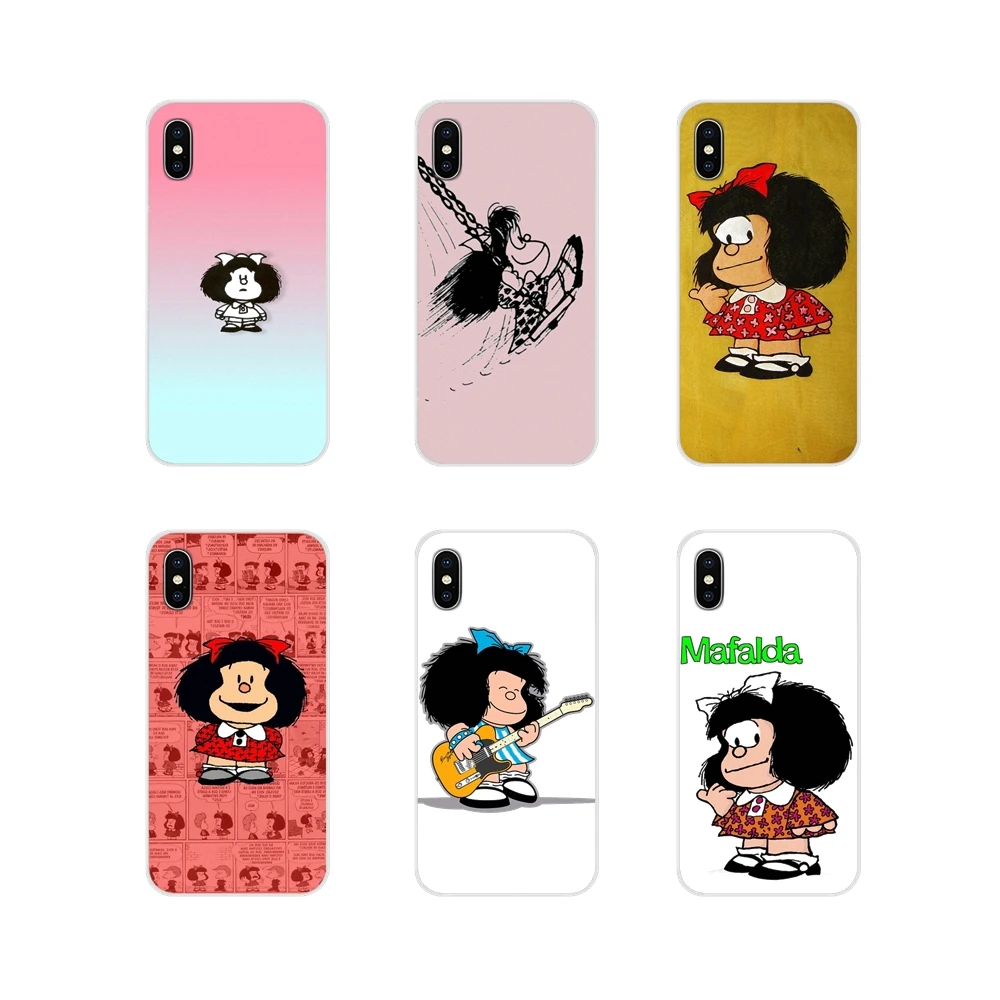 

Accessories Phone Cases Covers Cartoon Mafalda Girl Pattern For Motorola Moto X4 E4 E5 G5 G5S G6 Z Z2 Z3 G3 G2 C Play Plus
