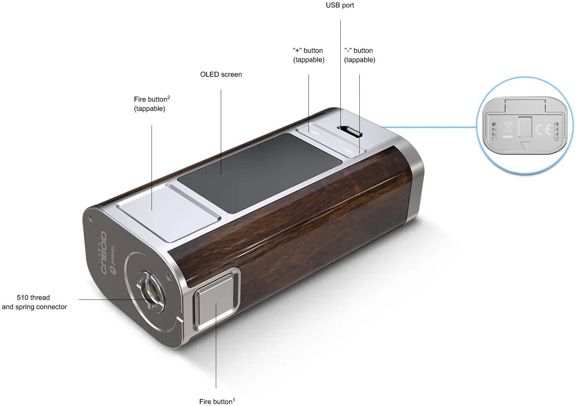  Joyetech CUBOID TAP Mod