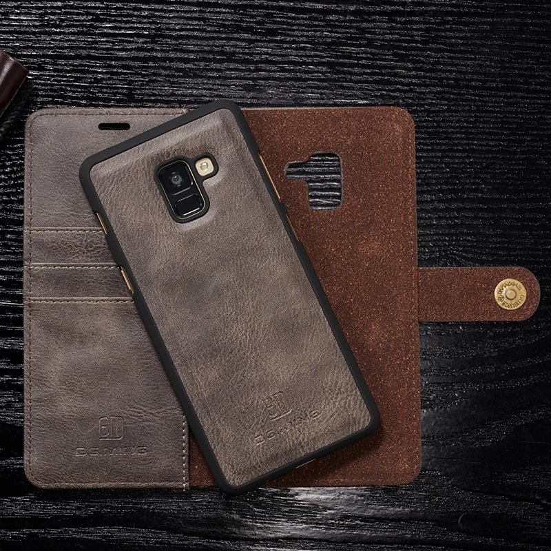 Чехол-книжка чехол для Coque samsung Galaxy A8 Роскошный кожаный чехол-кошелек для телефона для samsung Galaxy A8 Plus A8+ чехол Etui