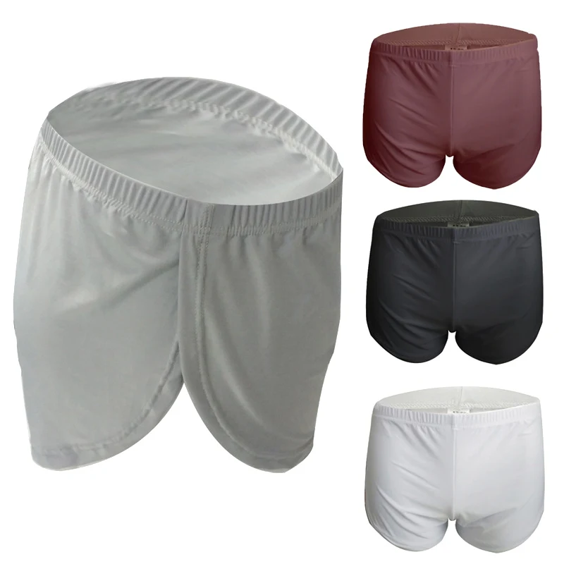 1 шт., мужские летние шелковые повседневные шорты, дышащие мужские повседневные удобные шорты