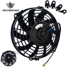 PQY-radiateur électrique universel mince 12V 80W, traction automatique, traction automatique avec kit de montage, Type S 9
