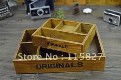 Деревянный поднос деревянный ящик для хранения и держатель деревянная Организация деревянная пластина