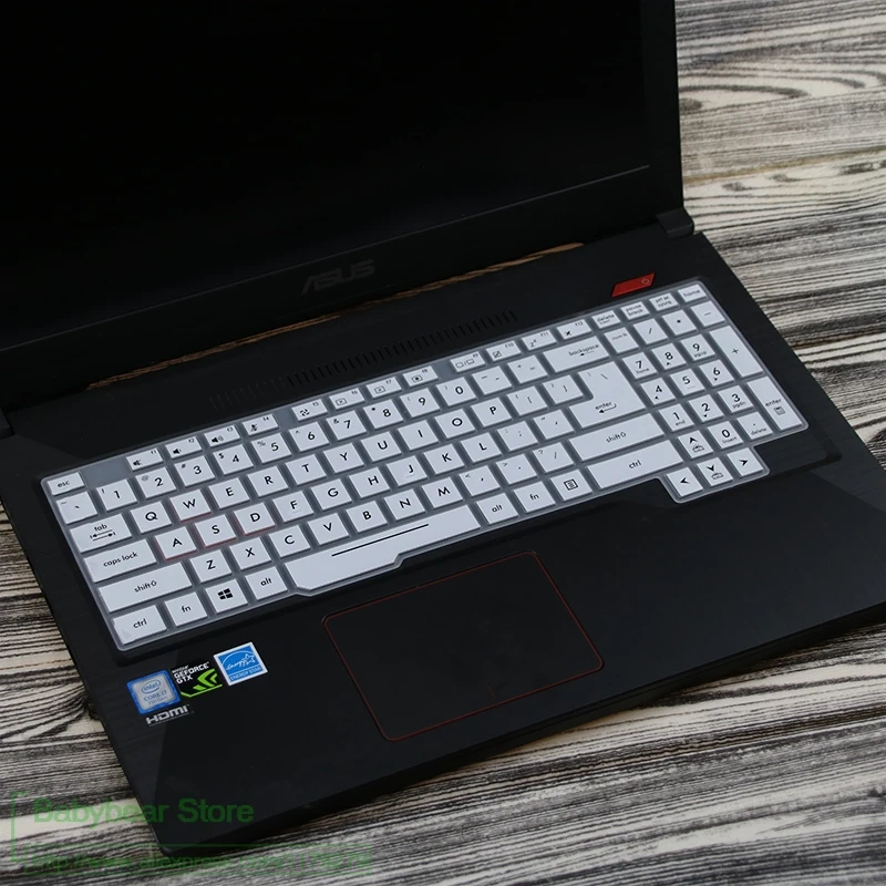 Для Asus TUF FX505 fx505ge FX505G FX 505 GD GM FX505GM fx505dy FX505DU FX505GD FX505DT FX505DD ноутбук клавиатура защитная крышка - Цвет: white