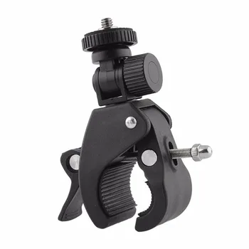 

ALLOET Camera DSLR Bicycle Handlebar Mount Clamp Bracket Tripod Mount 1/4 Screw Clip For Camera DV for Gopro Handlebar Mount