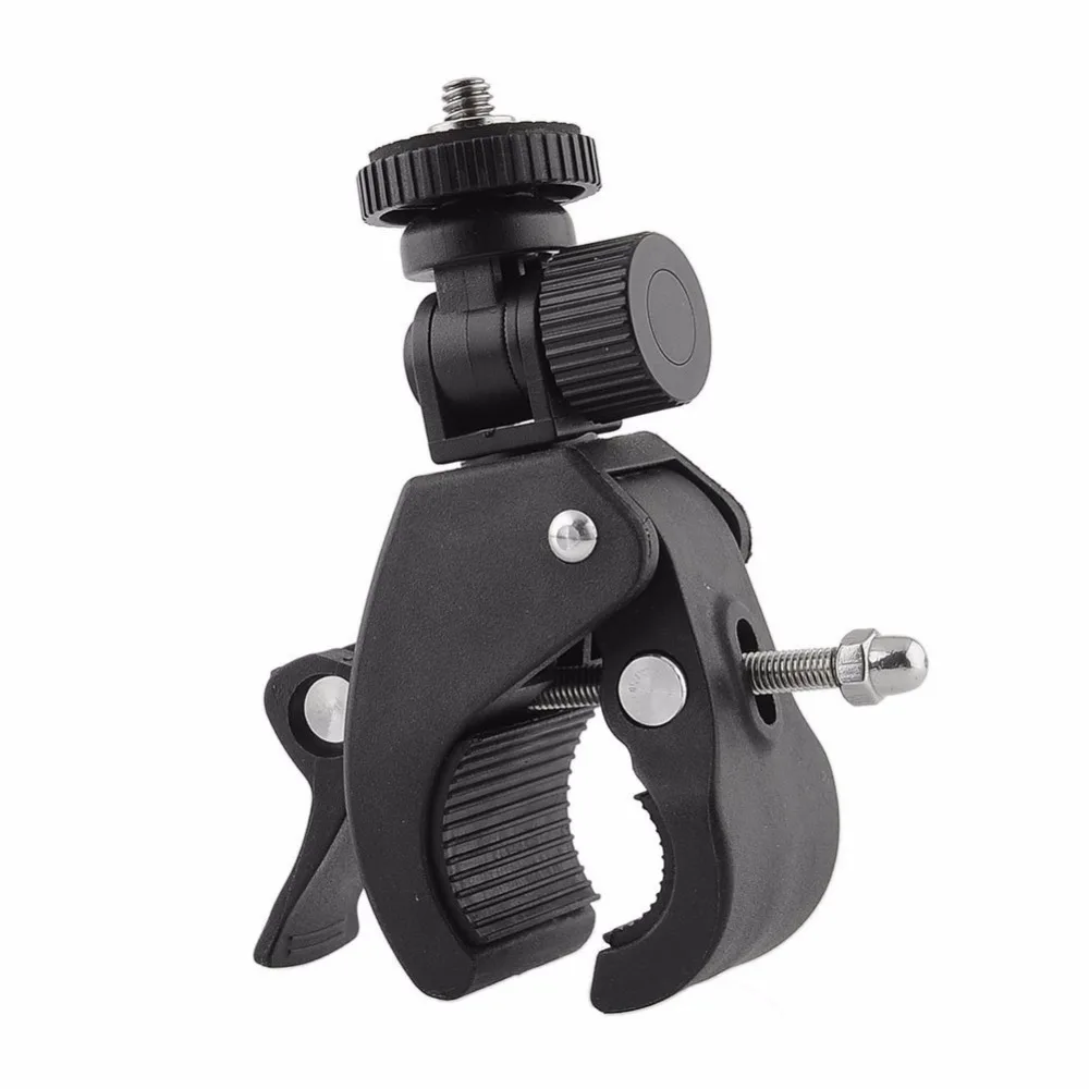 

High Quality 1/4 Camera DSLR Bike Camera Mount Handlebar Clamp Bracket Tripod Mount Screw Clip For Camera DV for Gopro