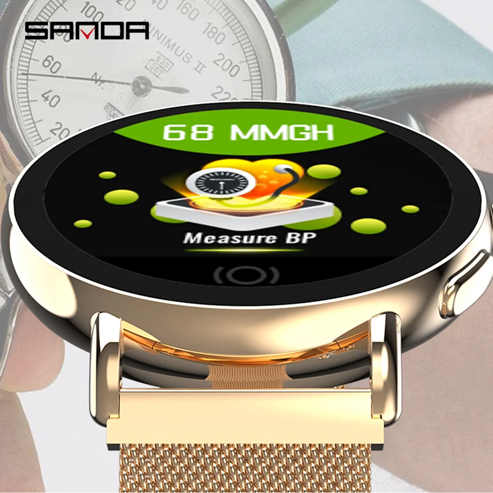 Skup SANDA smart watch monitorowanie ciśnienia krwi tętno multi sport zdrowie wiadomość przypomnienie połączeń mężczyźni i kobiety inteligentna bransoletka