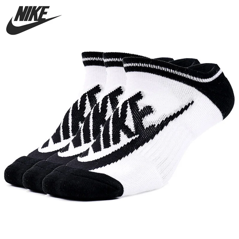 

Original New Arrival 2018 NIKE STRIPED NO SH Unisex Sports Socks( 3 Pairs )