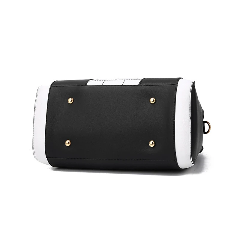 Women Handbags Luxury PU Leather Female Shoulder Bag Plaid Lady Crossbody Bag Large Capacity Hairball Pendant Tote Sac SS7050 (9)