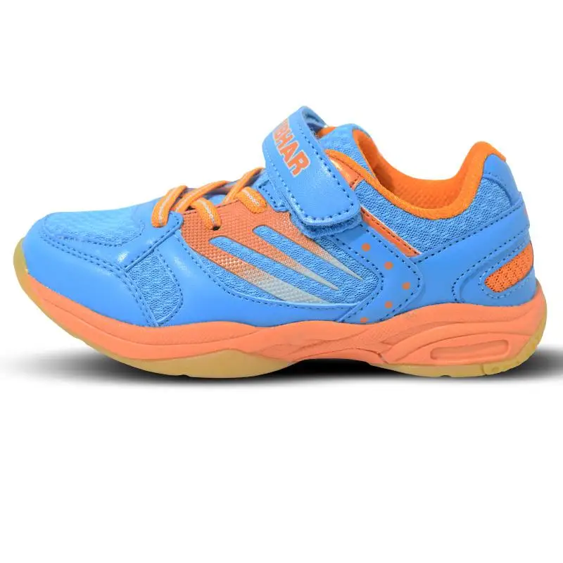 Оригинальная детская обувь для настольного тенниса Tibhar, нескользящая, износостойкая и дышащая, для мальчиков, специальная тренировочная, интегрированная спортивная обувь - Цвет: 321306 blue