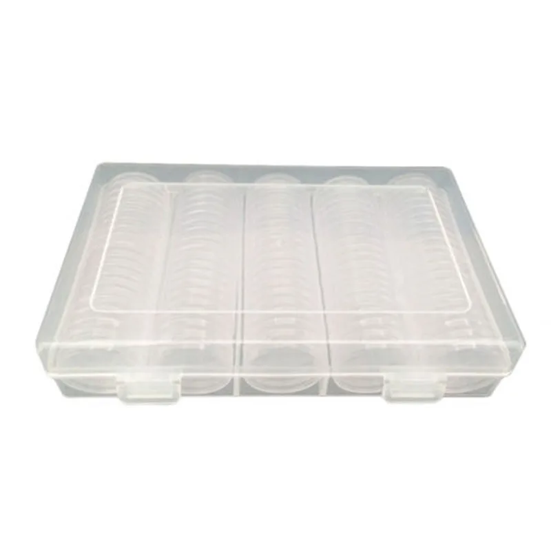 10 Sheet 30 Pockets Plastic Coin Holders Storage Collection Money Album Case YF