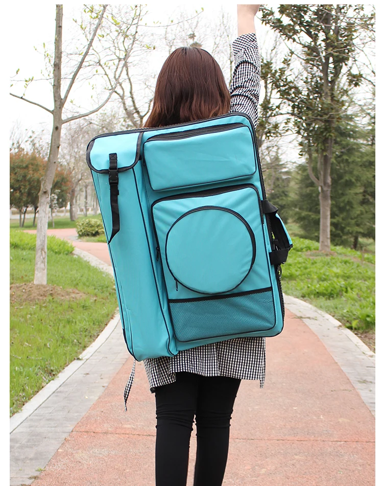 Одноцветная модная художественная сумка, школьные товары для рукоделия 4 K, большая сумка для рисования, водонепроницаемая сумка для рисования для художника
