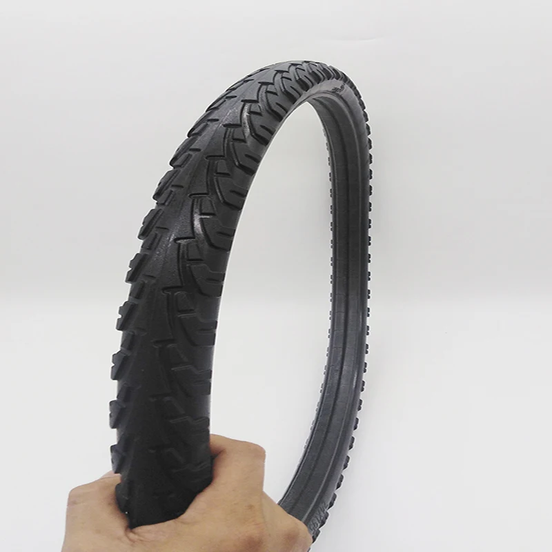 自転車のタイヤ 不自然な膨張