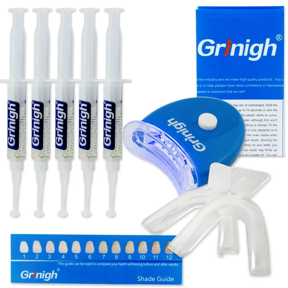 Grinigh 35 Hydrogen Peroxide Dental Teeth Whitening Bleaching kits at