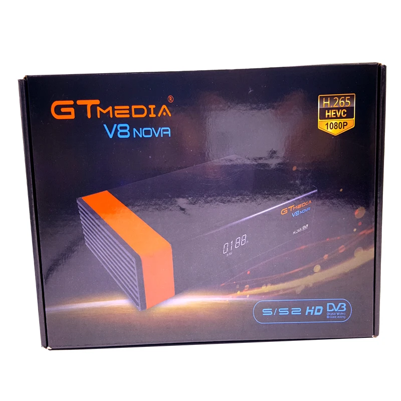 5 шт GTMedia V8 Nova Full HD DVB-S2 спутниковый ресивер же V9 Супер Обновление от V8 супер декодер совместим с H.265 Встроенный Wi-Fi