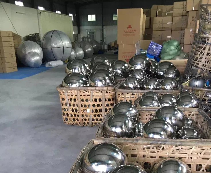 2pcs 120 mm in diameter 304 Stainless steel ball, hollow ball, decoration ball, hang adornment (9)