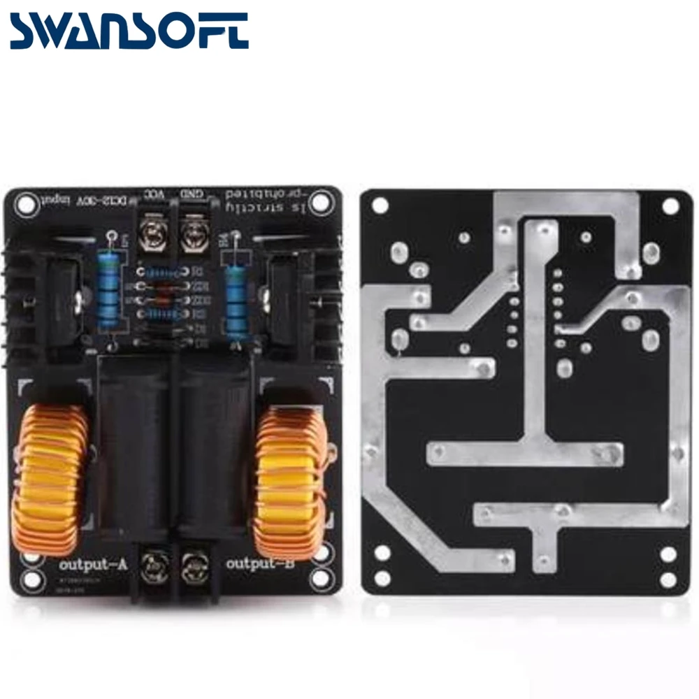 

DC 12-30V ZVS Induction Heating Driver Module High Voltage Generator Circuit Board