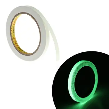 

10M 10mm Luminous Tape Self-adhesive Warning Tape Night Vision Glow In Dark Safety Security Home Decoration Tapes qiang