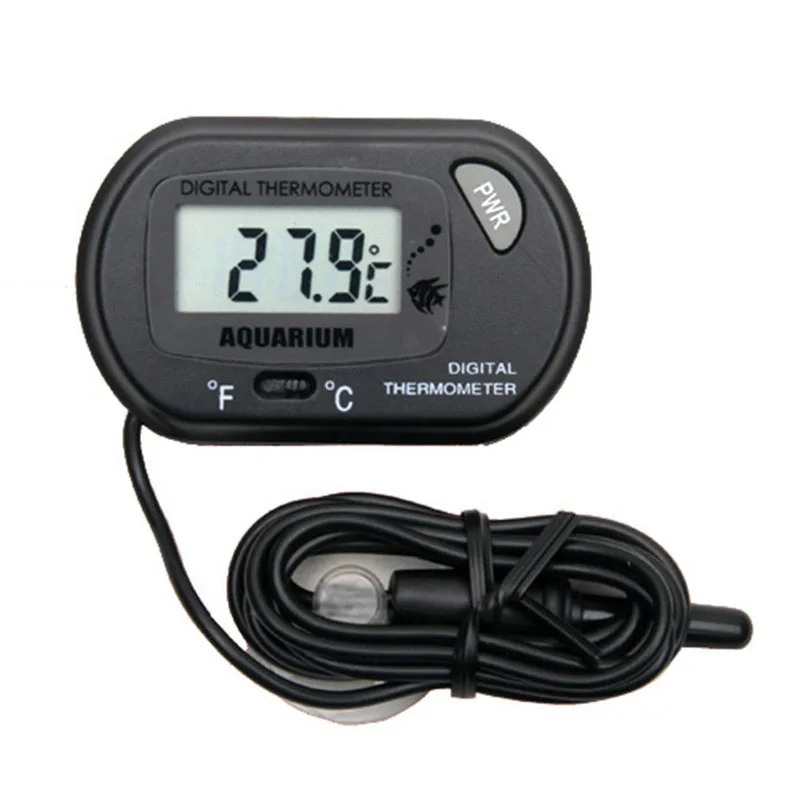 

WMA Digital LCD Screen Fish Aquarium Marine Vivarium Thermometer -50 to 70 Celsius High Quality Suction Base Temperature Probe