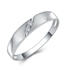 18K Gold Diamond Ring for Men Genuine K Gold and Natural Diamond Men Ring Wedding Engagement Ring Fine Jewelry